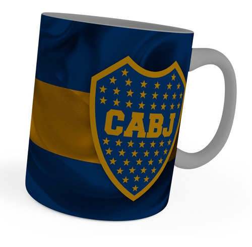 Taza Club Atletico Boca Juniors Escudo Ceramica Importada