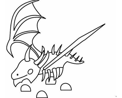 Dibujo Digital Para Colorear / Shadow Dragon Fr