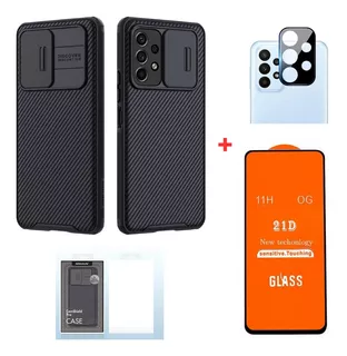 Case Funda Nillkin Camshield Pro Para Samsung A73 + Micas