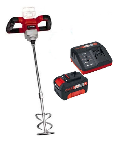 Mezclador De Pintura Einhell Inalambrico + Cargador Bateria