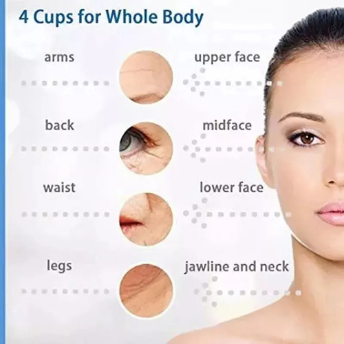 Copas De Masaje Faciales Rosas, De Silicona, Cómodas, Cómoda