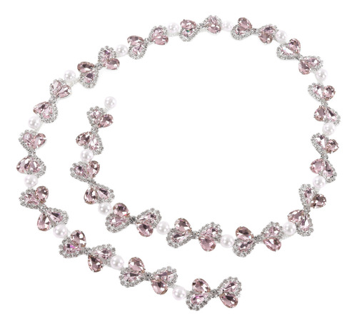 Cadena De Diamantes De Imitación Con Forma De Lazo De 1 Yard