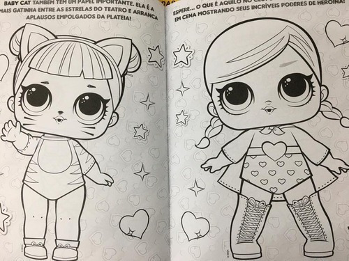 Livro Infantil Para Colorir Com Aquarela Bonecas Lol