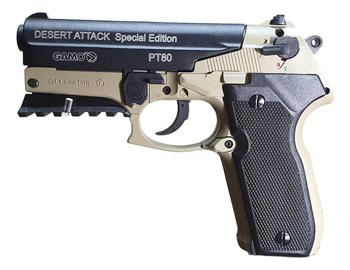 Pistola Gamo Pt80 Desert Attack 4.5mm Postones