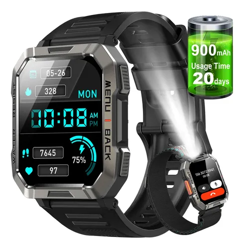 Reloj inteligente smartwatch militar hotsell