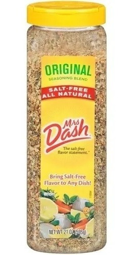 Sazonador Mrs Dash Sin Sal 595g Americano