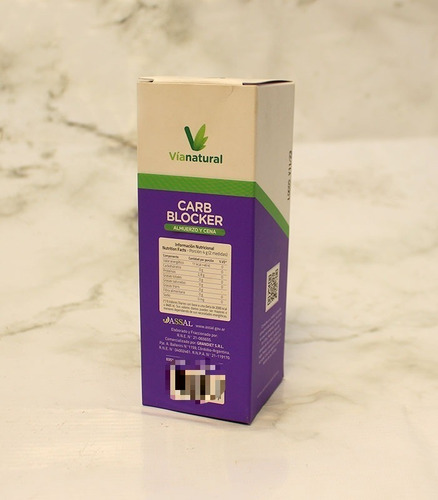 Imagen 4 de 4 de Carb Blocker En Polvo - Via Natural 50 Grs