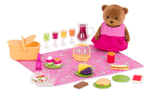 Juego De Picnic 20 Piezas Con Oso Bebé Y Accesorios