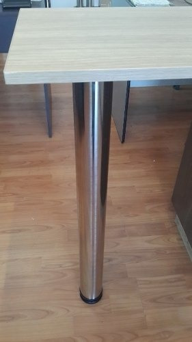 Pata Para Muebles Cromada 6 X 71 Cm Exelente 2 Piezas