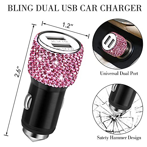 Juego De Accesorios Automóviles Brillantes Mujeres, So...