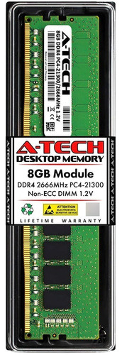 Memoria  Para Pc 8gb Ddr4 2666 Mhz Udimm Pc4-21300 Desktop