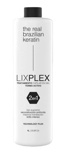 Lix Plex 2en1 Tratamiento Alisante + Reconstruccion Profunda