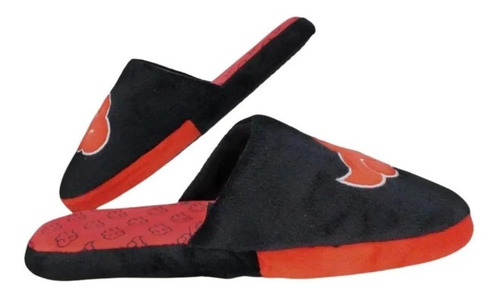 Imagem 3 de 4 de Chinelo Pantufa Quarto Nuvens Akatsuki Naruto G 39/40/41 Zc