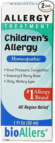 Alergia De Bioallers Niños, De 1 Onza (paquete De 2)