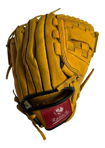 Guante De Beisbol Radach Pro Cuadro Pitcher 12in Gold Black