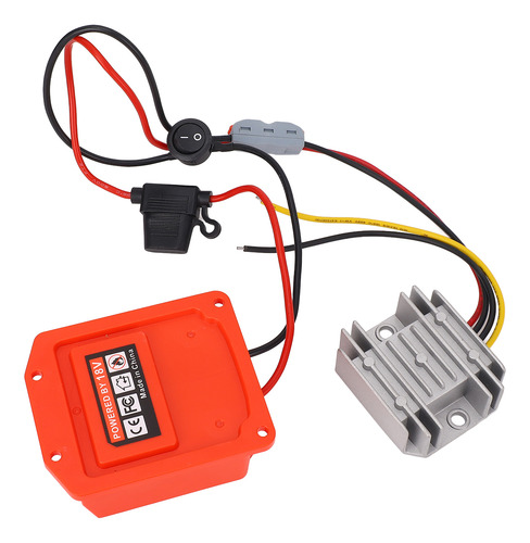 Reductor De Voltaje Dc, Convertidor De 18 V A 12 V, Dc12 V,