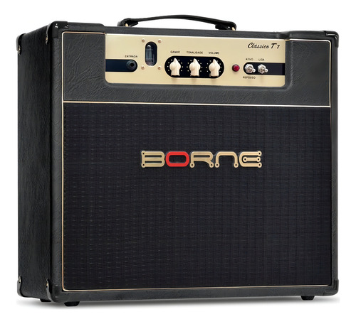 Amplificador Guitarra Valvulado Borne Classico T7 Cor Preto