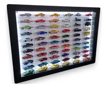 Comprar Estante Expositor Coleção Miniaturas Hot 66 Nichos Led 1u002F64