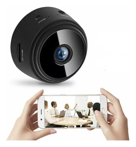 Mini Camara Espia Wifi Ip Hd Microfono Vigilancia Graba Nube