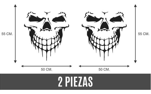 Calcomanias, Calcas, Skull Skeleton