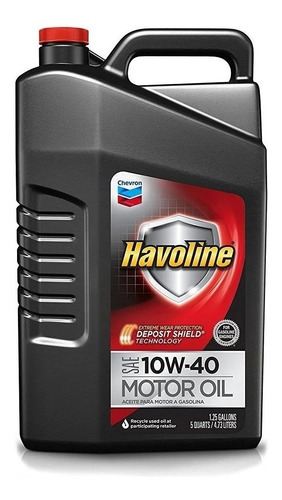 Aceite Havoline 10w40 Americano Lubricante 4,73 Lt - Tyt