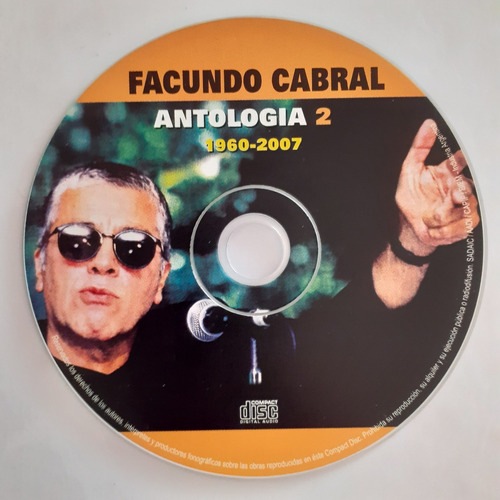 Cd Original Promo - Facundo Cabral (antologia 2)