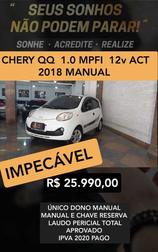 Chery Qq 1.0 Act Flex 5p - 2018 ( Unico Dono )