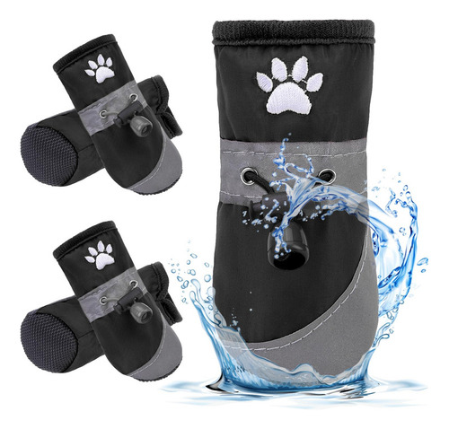 Beautyzoo Zapatos Para Perros Para Pavimento Caliente, Botin