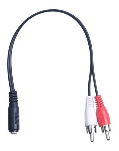 Cable Convertidor De Auxiliar Estéreo 3.5mm Jack Hembra A 2 