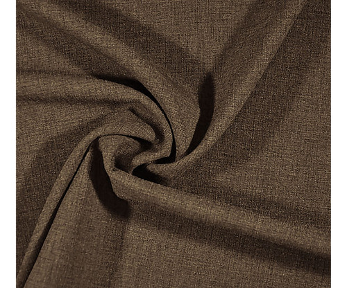 Cortina Tecido Rustico Ilhós Cromado Janela 2,80 X 1,60alt Cor Marrom