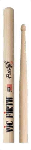 Baqueta 7a Vic Firth American Classic con punta de madera de nogal americano, color natural, tamaño: 1,37 cm de diámetro: 1,37 cm de longitud: 39,37 cm