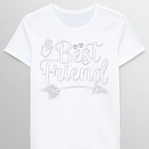 Remera Best Friend Cool Friendship Quotes Graphique 83482168