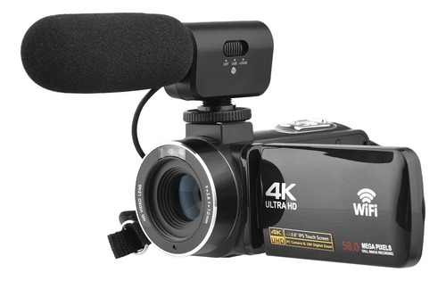 Videocámara Video 4k Micrófono Externo Digital +transporte