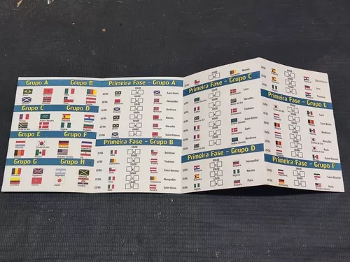 Tabela Copa Do Mundo 1998