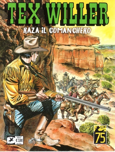 Tex Willer N° 58 - Raza Il Comanchero - 68 Páginas Em Italiano - Sergio Bonelli Editore - Formato 16 X 21 - Capa Mole - 2023 - Bonellihq Cx221 Nov23