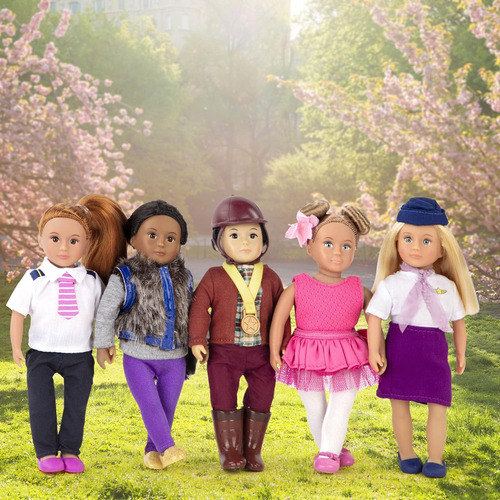 Lori Dolls Mini Doll Toy Dog De 6 Pulgadas Muñeca Boston Ter
