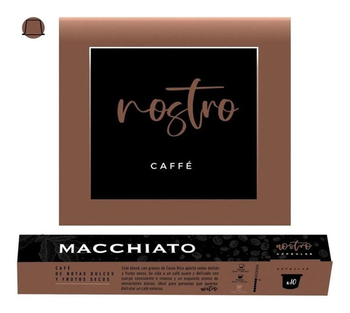 Capsulas De Cafe Macchiato Nostro 10un