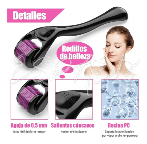 1 Derma Roller System 0.5mm Regenerador De Colageno
