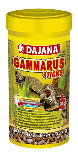 Alimento Tortugas Y Reptiles Dajana Gammaru Stick 375 Gr