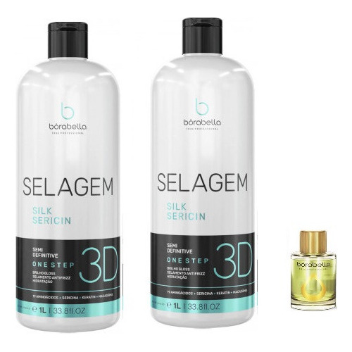 2 Selagem 3d Borabella Sem Formol + Oleo De Argan Brinde 