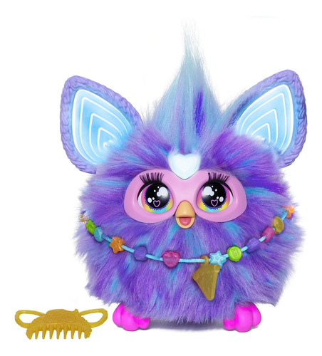 Furby Purple En Inglés , 15 Accesorios De Moda 