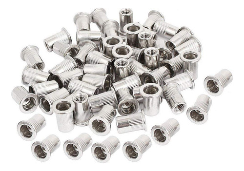 50pcs M5 Tuercas De Remache Acero Inoxidable Roscado Tuer...