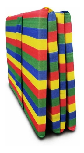 Colchoneta Camping Multi Color Rayas