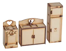 Comprar Muebles Para Casita De Muñecas Grandes! Combo Cocina!