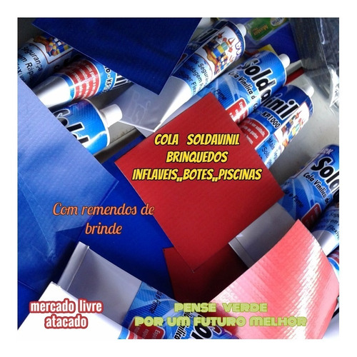 Cola Para Caiaque Inflavél Soldavinil Bisnaga 300ml+brinde