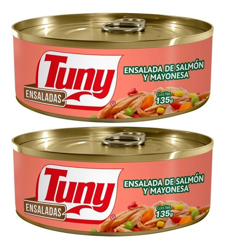 2 Ensalada De Salmón Tuny Con Mayonesa 135 Gr C/u