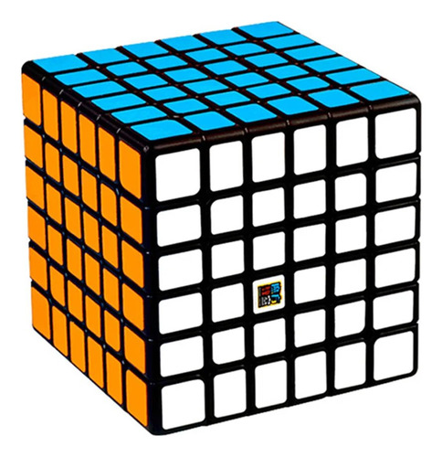 Adhesivo Moyu Meilong Speedcube Negro De 6 X 6 X 6