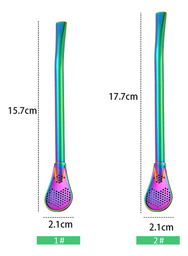 K Diseño De Cuchara De Paja Reutilizable De Acero