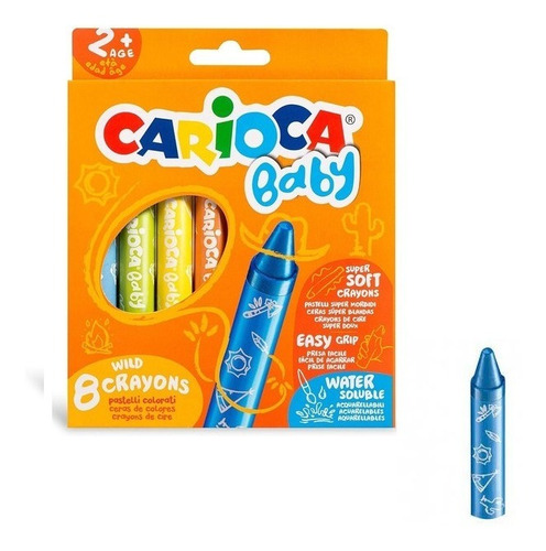 Carioca Baby Crayons X 8 - Giro Didáctico