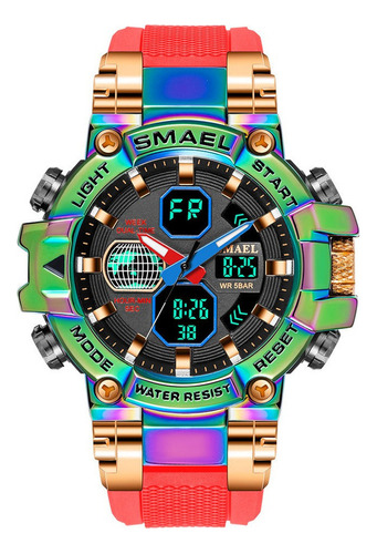 Relojes Smael Sport Dual Display A Prueba De Agua